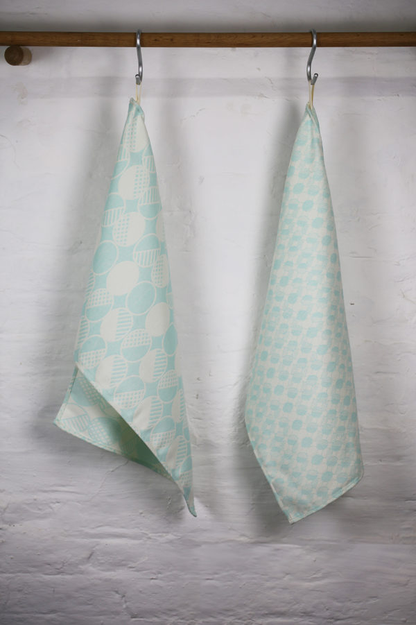 Soho tea towel large pattern