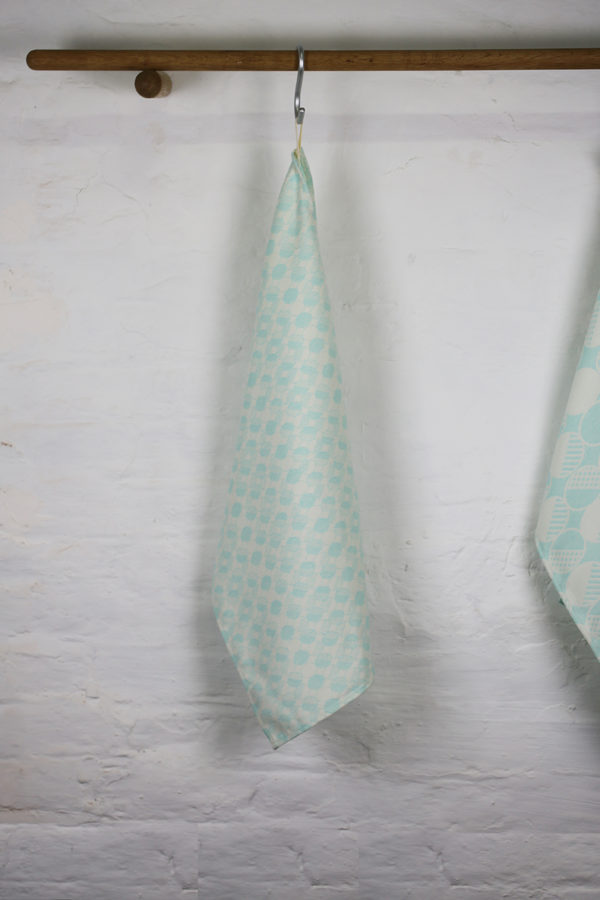 Soho tea towel small pattern