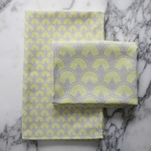 Battersea tea towel large pattern