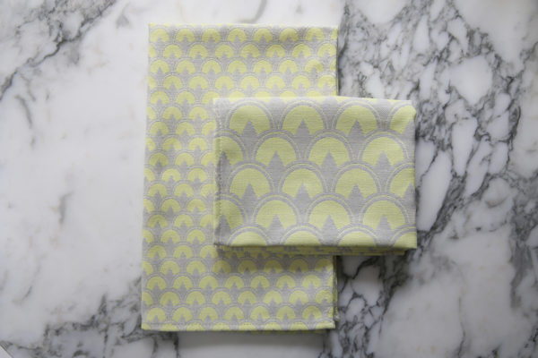 Battersea tea towel large pattern