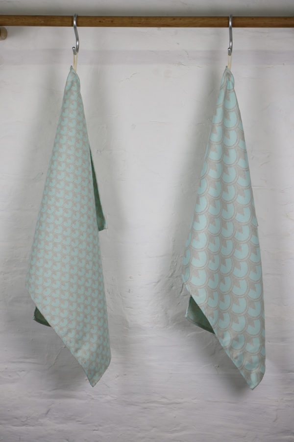 Battersea tea towel small pattern