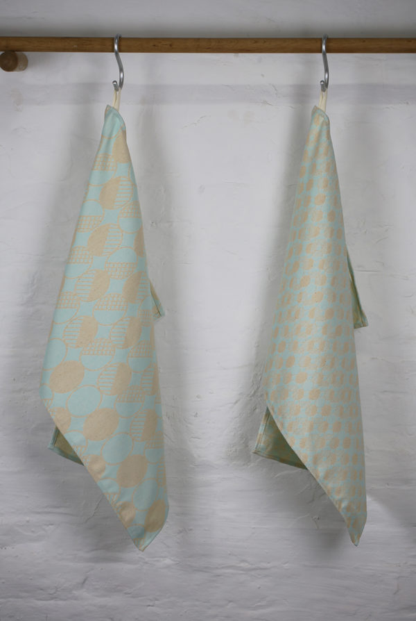 Soho tea towel small pattern
