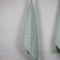 Battersea tea towel large pattern