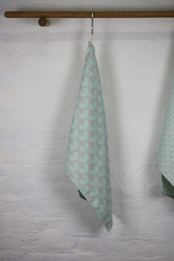 Battersea tea towel large pattern