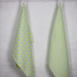 Shoreditch tea towel large pattern