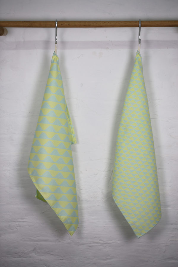 Shoreditch tea towel small pattern