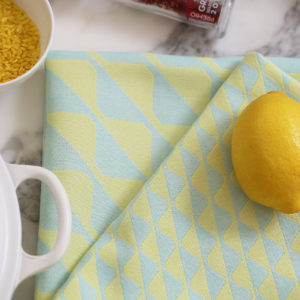 Shoreditch tea towel large pattern