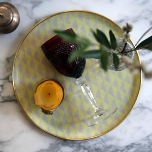 Shoreditch round serving tray